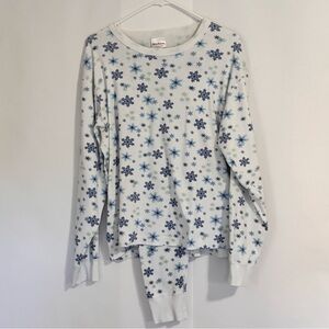 Hanna Andersson Snowflake Print Adult Unisex Pajamas